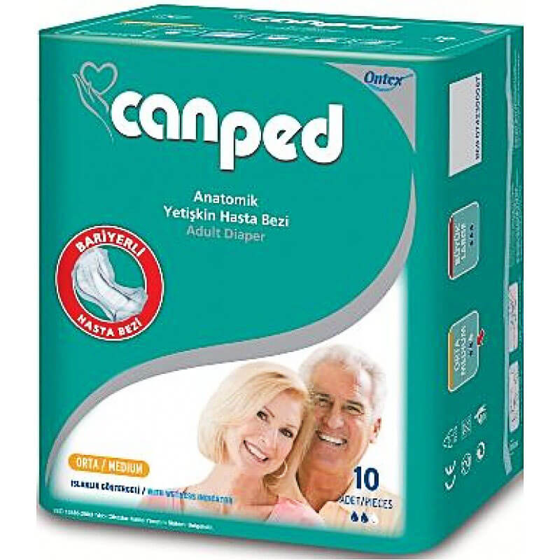 Canped Anatomik Hasta Bezi - Orta (Medium)